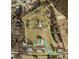 Aerial view showing property lines of a parcel of land with possible home site at 300 Smith Ave, Bowdon, GA 30108