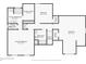 Second floor plan showing the layout of the primary bedroom, bathrooms, and bedroom at 164 Edison Dr, Stockbridge, GA 30281