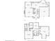 Complete home plan including both floors showing the layout of rooms, kitchens, and bedrooms at 164 Edison Dr, Stockbridge, GA 30281