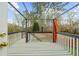 Lovely view from the deck, perfect for outdoor entertaining with string lights at 5280 Oak Hill Ter, Cumming, GA 30040