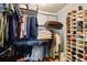 Walk-in closet with built-in shelving for shoes and clothing, providing ample storage space at 105 Jefferson Cir, Sandy Springs, GA 30328