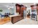 Spacious kitchen with custom cabinets, granite countertops, and modern appliances, perfect for cooking at 105 Jefferson Cir, Sandy Springs, GA 30328
