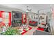 Open-concept living room boasts a marble fireplace, hardwood floors, and abundant natural light at 7847 Wrotham Cir, Atlanta, GA 30349