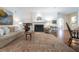 Comfortable living room featuring a fireplace and a beautiful rug at 1209 The By Ne Way, Atlanta, GA 30306