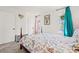 Bedroom with natural light, carpeted floors, and a cute butterfly patterned bed spread at 2560 Ashley Downs Ln, South Fulton, GA 30349