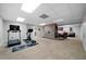 Basement recreation area with gym and Gathering space at 1064 Brooks Rackley Rd, Dallas, GA 30157