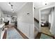 Bright foyer with hardwood floors and traditional wainscoting at 1064 Brooks Rackley Rd, Dallas, GA 30157