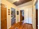 Hallway showing access to two bedrooms, a bathroom and access to an attic at 2567 Connally Dr, East Point, GA 30344