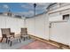 Private patio includes outdoor seating and a neutral fence to create a relaxing atmosphere at 525 Springer Nw Bnd, Marietta, GA 30060