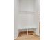 Mudroom featuring white shiplap and storage bench at 3820 Havenrock Dr, Marietta, GA 30066