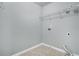 Functional laundry room features tile flooring and essential hookups for appliances at 508 Arbor Trl, Loganville, GA 30052