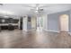 Open-concept living space flows into the kitchen, dining, and living room areas at 508 Arbor Trl, Loganville, GA 30052