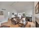 Bright living area with a fireplace and sleek hardwood floors at 810 Lismore Se # 10, Smyrna, GA 30080
