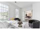 Bright home office with two large windows and an open entry into the dining room at 2516 Woolwich Nw Ct, Acworth, GA 30101