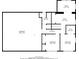 Basement floor plan showing layout, including rooms and bathroom at 2520 Robin Hood Ne Pl, Marietta, GA 30068