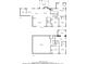 Detailed floor plans showcasing the layout of the basement and first floor of the home at 2520 Robin Hood Ne Pl, Marietta, GA 30068