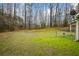 Flat backyard with a chainlink fence at 300 Lakeside Dr, Covington, GA 30016