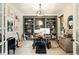 Spacious home office with custom built-ins, ample storage, and natural light at 3227 Aviary Nw Ct, Acworth, GA 30101