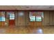 Basement with a door to the outside and two windows that provide natural light at 993 Castle Falls Dr. Ne Dr, Atlanta, GA 30329