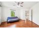Bright room with hardwood floors, a window, and a ceiling fan at 108 Kirk Crossing Dr, Decatur, GA 30030