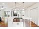 Spacious kitchen island featuring stainless steel appliances and hardwood floors at 108 Kirk Crossing Dr, Decatur, GA 30030