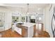Open kitchen design featuring stainless steel appliances and hardwood floors at 108 Kirk Crossing Dr, Decatur, GA 30030
