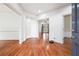 Bright living room showcasing hardwood floors and an open layout with views to other rooms at 108 Kirk Crossing Dr, Decatur, GA 30030