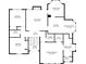 Detailed floor plan showing the layout of bedrooms, living areas, kitchen, baths, and other spaces at 21 Enclave Walk, Powder Springs, GA 30127