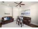 Cozy living room with comfortable seating, perfect for relaxing and socializing at 11620 Crestview Ter, Johns Creek, GA 30024