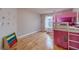 bedroom with hardwood floors and bunkbeds at 3365 Preservation Cir, Lilburn, GA 30047