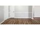 Open living area with neutral walls, white trim and new flooring at 109 Beaver Dam Rd, Peachtree City, GA 30269