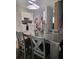 Cozy dining area with stylish table and modern light fixture, adjacent to kitchen at 1731 Pryor Sw Rd # 108, Atlanta, GA 30315