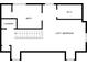Upper level floor plan includes a loft or bedroom, bathroom, laundry, and walk-in closet at 1861 Dyer Cir, Atlanta, GA 30341