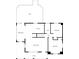 Main level floor plan showcasing kitchen, living room, bedrooms, dining area, and deck access at 1861 Dyer Cir, Atlanta, GA 30341