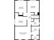 Second floor floorplan showing bedrooms and bathrooms. Primary bedroom includes walk-in closet at 4519 Glenforest Ne Dr, Roswell, GA 30075