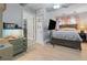 A spacious bedroom featuring hard wood floors and lots of natural light at 615 Upland Nw Trl, Conyers, GA 30012