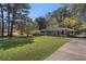 Traditional single-story home with a well-manicured lawn and a covered front porch, complemented by mature trees at 2992 Westminster Nw Cir, Atlanta, GA 30327