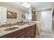 Bright bathroom with a double vanity and plenty of counter space at 3225 Suffolk Dr, Cumming, GA 30041