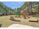 Community playground with slide, benches, and play structure surrounded by trees in a well-maintained green space at 3225 Suffolk Dr, Cumming, GA 30041