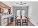 Kitchen featuring granite countertops and hardwood flooring at 6940 Roswell Rd # 5B, Atlanta, GA 30328