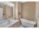 Charming bathroom featuring a stand alone tub and vanity at 206 Glens Loop, Woodstock, GA 30188