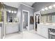 Spacious bathroom with double vanities, walk-in closet and bathtub at 2462 Chestnut Lndg, Atlanta, GA 30360