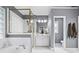 Elegant bathroom with double vanity, soaking tub, and separate shower at 2462 Chestnut Lndg, Atlanta, GA 30360