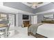 Large main bedroom showcasing neutral walls, desk and an ensuite bathroom at 2462 Chestnut Lndg, Atlanta, GA 30360