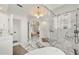 Bright bathroom features marble floors, glass shower, and modern lighting, creating a luxurious and inviting space at 1079 Arbor Ne Trce, Atlanta, GA 30319