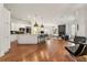 Spacious living space with an open layout connecting the kitchen, dining, and living areas at 1079 Arbor Ne Trce, Atlanta, GA 30319