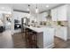 Well-equipped kitchen with stainless steel appliances, an island, and ample cabinet space at 29 Laurelwood Nw Ln, Cartersville, GA 30121