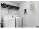 Clean laundry room featuring modern appliances and baskets for storage at 29 Laurelwood Nw Ln, Cartersville, GA 30121