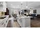 Open living space connects the kitchen, dining, and living areas, creating a welcoming atmosphere at 29 Laurelwood Nw Ln, Cartersville, GA 30121