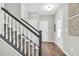 Hallway with staircase leading to second story at 6350 Lantana Village Way, Cumming, GA 30028